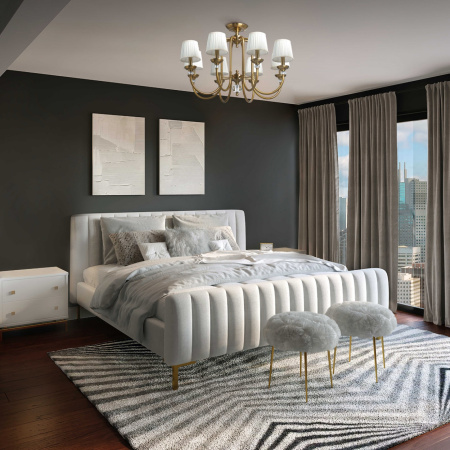 картинка Потолочная люстра на штанге DeMarkt Сильвия 404010508 от магазина BTSvet