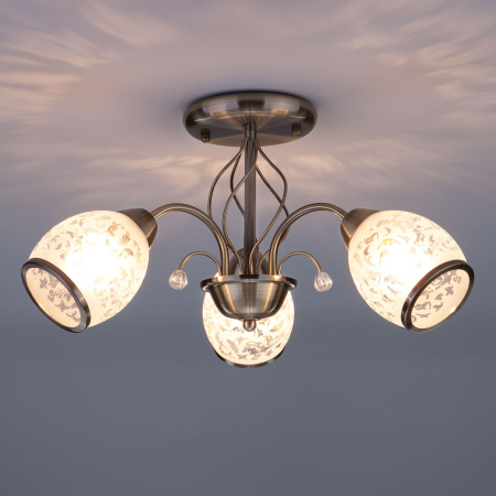 картинка Потолочная люстра 30026/3 античная бронза от магазина BTSvet