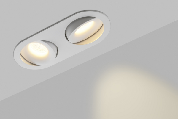 картинка Встраиваемый светильник COMBO-2R2-WH от магазина BTSvet