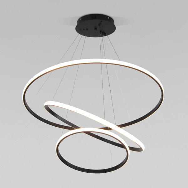 картинка Подвесной светодиодный светильник Collars 90264/3 черный от магазина BTSvet