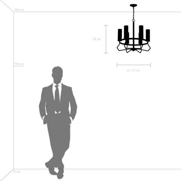 картинка Подвесная люстра Flume 723065 от магазина BTSvet
