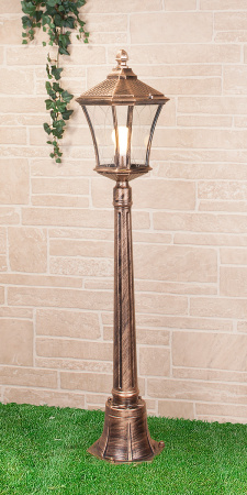 Наземный фонарь уличный Virgo F черное золото (арт. GLXT-1450F)