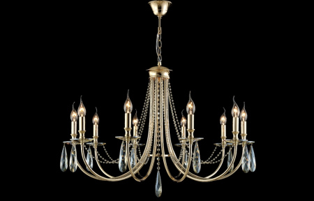 картинка Подвесная люстра VICTORIA SP10 GOLD/AMBER от магазина BTSvet