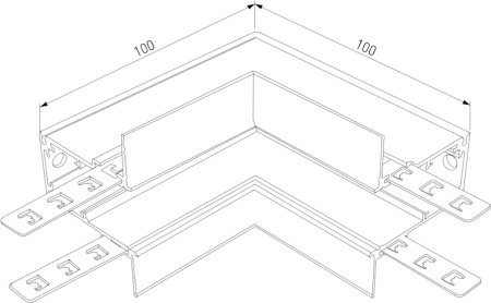 картинка Коннектор угловой Slim Magnetic 85093/00 от магазина BTSvet