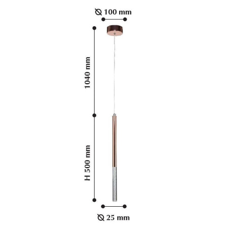 картинка Подвесной светильник Cylindro 2211-1P от магазина BTSvet