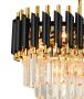 картинка Подвесная люстра хрустальная DARIAN 76017/8C GOLD BLACK от магазина BTSvet