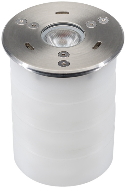 Подводный светодиодный светильник KT-AQUA-R85-7W White6000 (SL, 25 deg, 12V) (Arlight, IP68 Металл, 3 года) 027868