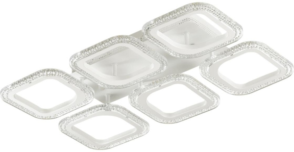 Потолочная люстра светодиодная с пультом регулировкой цветовой температуры и яркости ночным режимом Hunter 5204/96CL