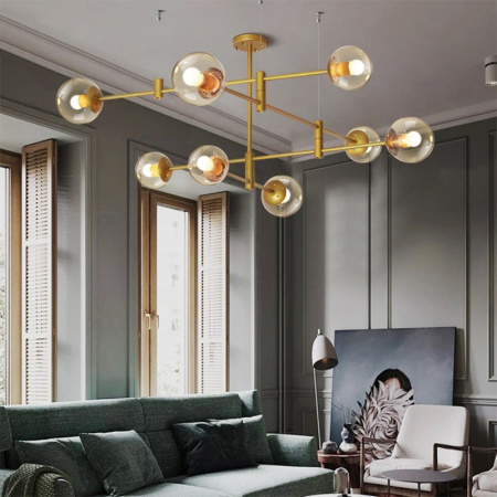 картинка Потолочная люстра GAP золото от магазина BTSvet