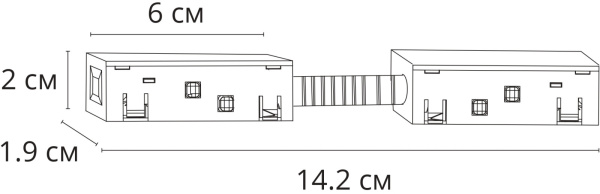 картинка Коннектор для магнитного шинопровода Linea-Accessories A483306 от магазина BTSvet