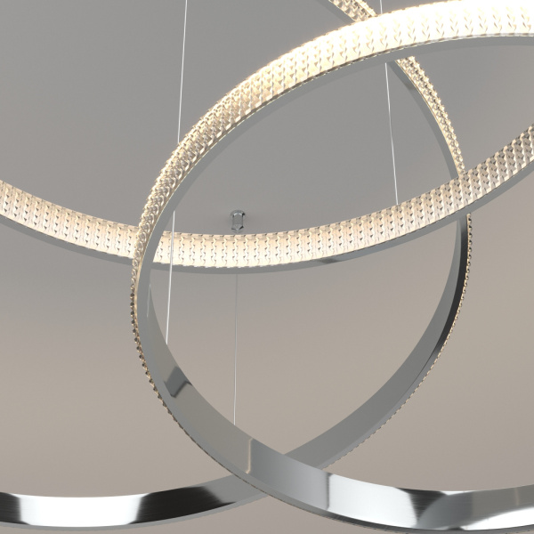 картинка Подвесная люстра светодиодная с пультом и управлением смартфоном регулировкой яркости Smart Posh 90275/3 от магазина BTSvet