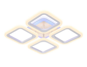 Потолочная люстра светодиодная с пультом регулировкой яркости и цветовой температуры ночным режимом Acrylica Original FA441