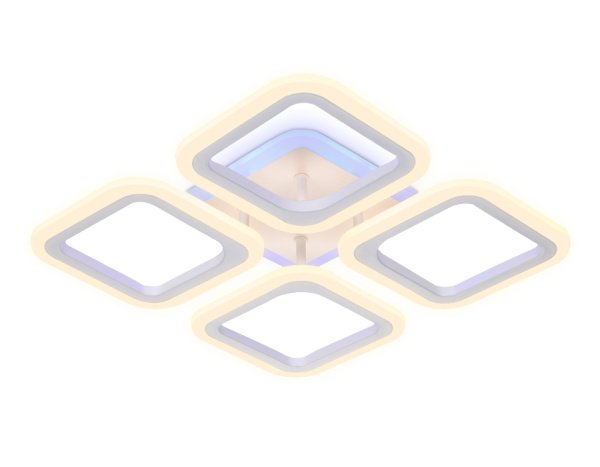 Потолочная люстра светодиодная с пультом регулировкой яркости и цветовой температуры ночным режимом Acrylica Original FA441