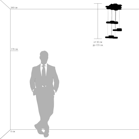 картинка Подвесной светодиодный светильник FAVO 750224 от магазина BTSvet