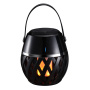 картинка Кемпинговый фонарь светодиодный с Bluetooth-динамиком и USB ULD-R201 LED/FLAME BLACK от магазина BTSvet