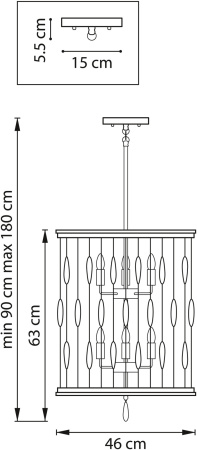 картинка Потолочная люстра Firenze 725163 от магазина BTSvet