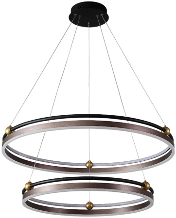 Подвесной светильник FERNANDO SP123W LED D600+800 COFFEE/BLACK