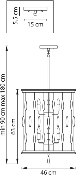 картинка Потолочная люстра Firenze 725163 от магазина BTSvet