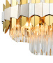 картинка Подвесная люстра хрустальная SKALA 81435/8C BRASS SILVER от магазина BTSvet