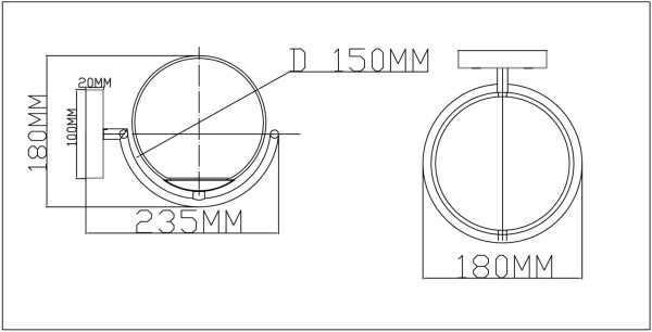 картинка Бра светодиодное Diana V2901-1W от магазина BTSvet
