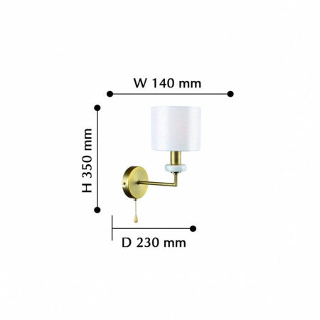 картинка Бра Marbella 2347-1W от магазина BTSvet