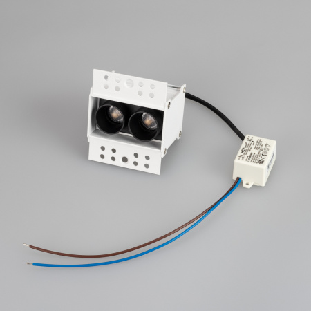 картинка Светильник встраиваемый LED MS-ORIENT-BUILT-TRIMLESS-TC-S38x67-5W Warm3000 (WH-BK, 30 deg, 230V) (Arlight, IP20 Металл, 5 лет) 031923 от магазина BTSvet