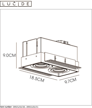 картинка Встраиваемый светильник Trimless 09925/02/31 от магазина BTSvet