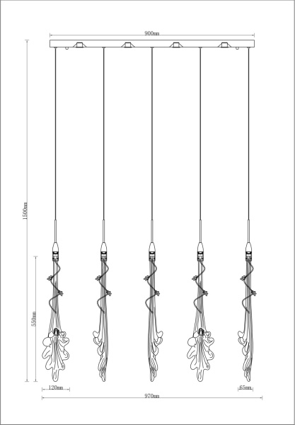 картинка Подвесной светильник V9021-PL Melburn от магазина BTSvet