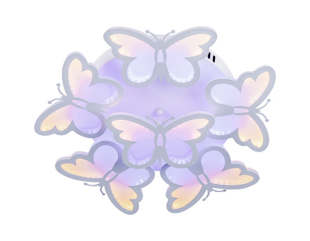 Потолочный светильник светодиодный с пультом регулировкой яркости и цветовой температуры Led 10205/5LED