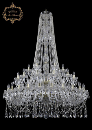 Хрустальная подвесная люстра 11.12.24+12+6.460.2d.h-178.Gd.Sp