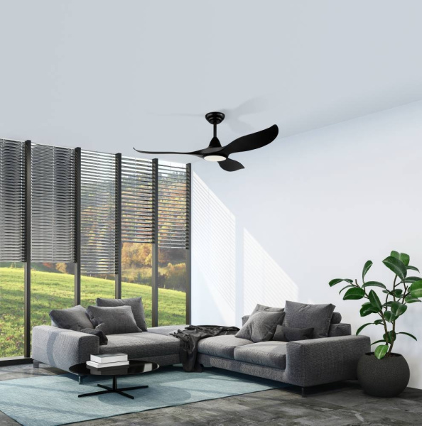 картинка Потолочная люстра светодиодная с вентилятором и пультом Cirali 52 35008 от магазина BTSvet