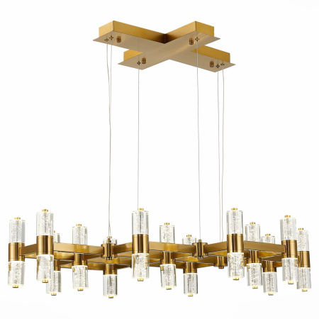 Подвесная люстра Gemina SL6007.203.26 Латунь/Прозрачный LED 26*2,5W 4000K