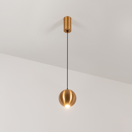 картинка Подвесной светильник LED SP-ELEMENTA-ORB-R100-9W Day4000 (GD, 39 deg, 230V) (Arlight, IP40 Металл, 3 года) 033423 от магазина BTSvet