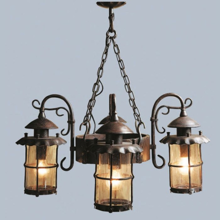 Уличный подвесной светильник кованый Genova L70704.07