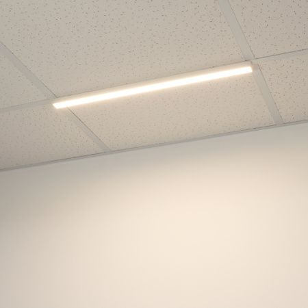 картинка Потолочный светильник LED прямоугольный SNAP-STARLINE-FLAT-S600-13W Warm3000 (WH, 120 deg, 48V) (Arlight, IP40 Металл, 3 года) 031569 от магазина BTSvet