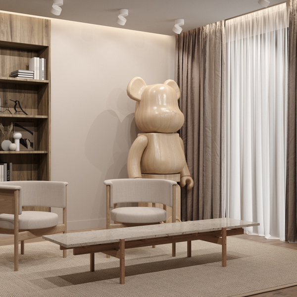 картинка Накладной светильник Yin C084CL-15W4K-D-W от магазина BTSvet