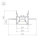 картинка Профиль FOLED-CEIL-CENTER-2000 (Arlight, Алюминий) 023863 от магазина BTSvet