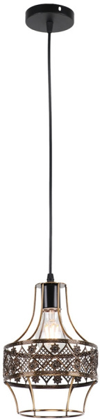 Подвесной светильник MD.0303-1-P BK+ZGD