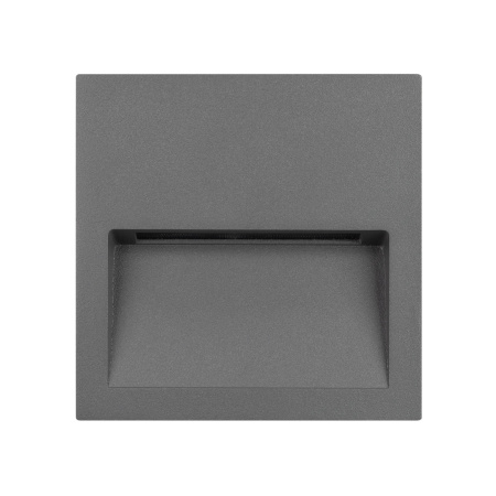 картинка Фасадный светильник светодиодный LTD-TRAIL-S115x115-4W Warm3000 (GR, 70 deg, 230V) (Arlight, IP65 Металл, 3 года) 029963 от магазина BTSvet