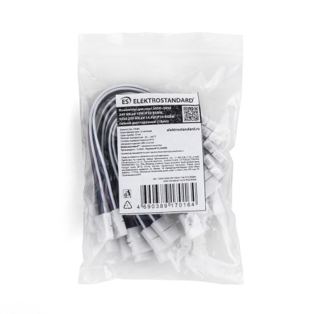 картинка Коннектор для лент 5050+5050 24V 60Led 14,4W IP20 RGBW, 5050 24V 60Led 14,4W IP20 RGBW гибкий двусторонний (10pkt) от магазина BTSvet