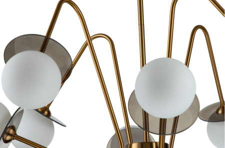 картинка Люстра потолочная на штанге Jazz V000166 (11020/8R Brass) от магазина BTSvet