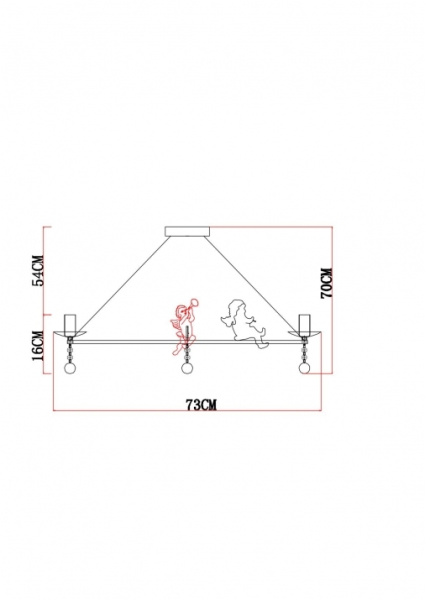 картинка Подвесная люстра Amur A1133SP-8WG от магазина BTSvet