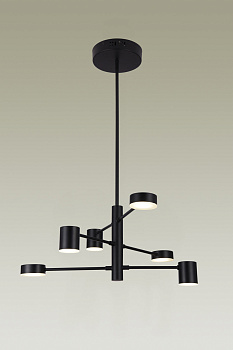 Потолочная люстра светодиодная Lewes V2740-6CL