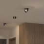 картинка Накладной светодиодный светильник Glide черный жемчуг 25100/LED от магазина BTSvet