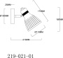 картинка Спот настенный 219-021-01 от магазина BTSvet