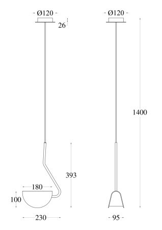 картинка Подвесной светильник Mollis MOD126PL-01B от магазина BTSvet