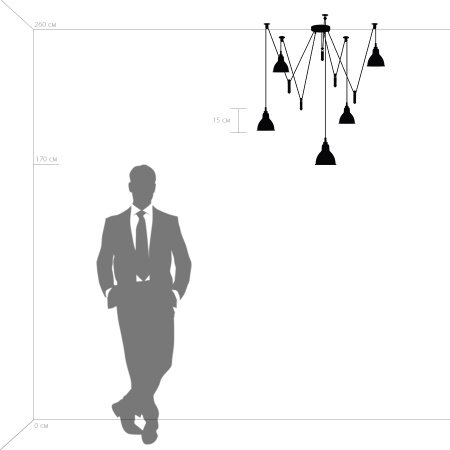 картинка Подвесной светильник Acrobata 761056 от магазина BTSvet