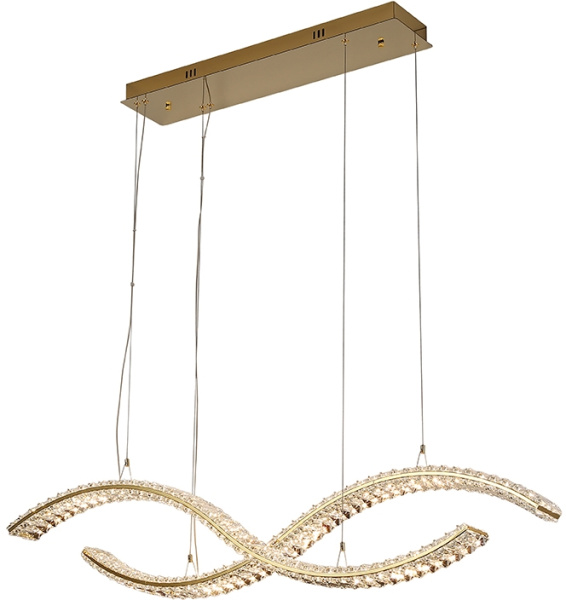 картинка Подвесной светильник светодиодный 8240 8242/110 gold от магазина BTSvet