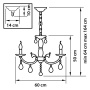 картинка Подвесная люстра STREGARO 694062 от магазина BTSvet
