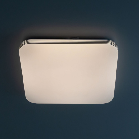 картинка Потолочный светильник светодиодный с пультом и диммером регулировкой цветовой температуры Симпла CL714K480G RGB от магазина BTSvet